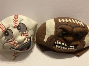 Máscara de cabeza de fútbol y béisbol Halloween Pascua diversión ilimitada mundo látex - Imagen 1 de 16