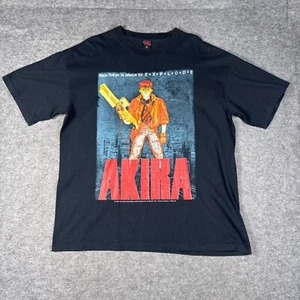 T-shirt grafica Akira 1988 Xl nera sbiadita crepata moda vittima punto singolo - Foto 1 di 24