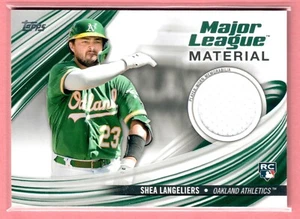 2023 Topps Serie 2 Shea Langeliers Novato Grandes Ligas Material Atletismo RC SP - Imagen 1 de 2