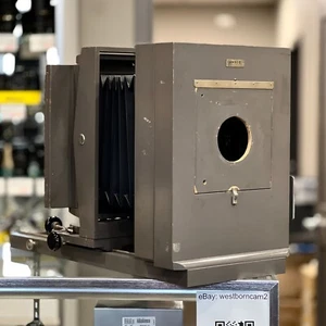 :Agfa Ansco Grau Holz 8x10 Großformat Studiokamera mit Packard Verschluss - Bild 1 von 8