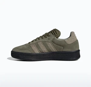 Adidas Samba XLG Khaki Olive Strata Silver Pebble Shoes ID3913 - Picture 1 of 8