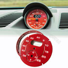 For Porsche 911 Cayman Macan Cayenne Boxster Red Dial Clock Gauge Face Chrono