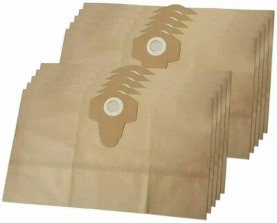 10 x Dust Bags for  Draper Wet & Dry Vacuum Cleaner 1250W 90107 FREE DELIVERY - Image 1 of 3