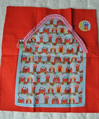 Kissenbezug 40x40cm Kissenhülle Deko Eulen Owl Handarbeit Shabby Chic Kids Neu - Bild 1 von 3