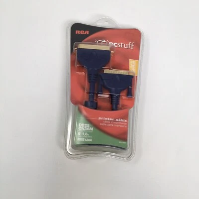 RCA PC1306 IEEE 1284 Printer Cable (6 ft) - Image 1 of 4