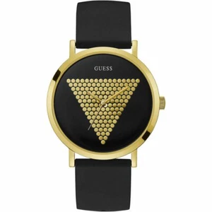 Reloj de Hombre GUESS IMPRINT W1161G1 Silicona Negro Dorado - Imagen 1 de 1