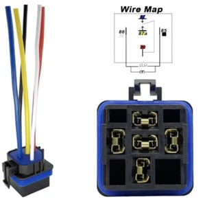 Relé Irhapsody 12V 80/60 Amp Relé Impermeable 5 Pin Relé Automotriz Spdt 12... - Imagen 1 de 3