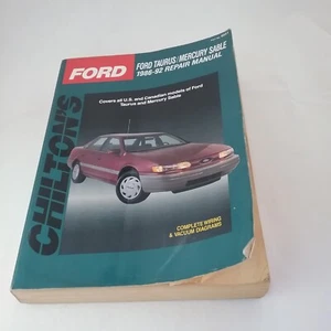 Chilton's Repair Manual 1986-1992 Ford Taurus Mercury Sable US & Canadian Models - Picture 1 of 10
