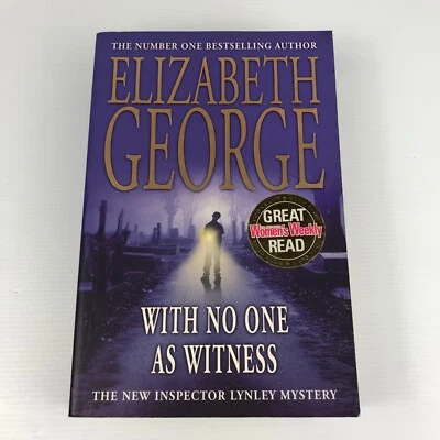 With No One As Witness by Elizabeth George Large Paperback Mystery Book - image 1 of 4