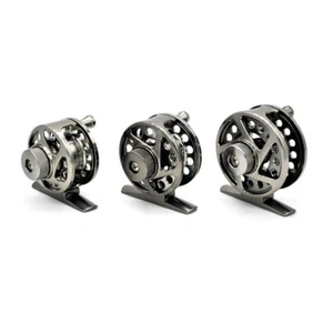 Carrete de pesca con mosca hueco de aluminio pesca en hielo mano izquierda derecha plateado 2+1BB - Imagen 1 de 12