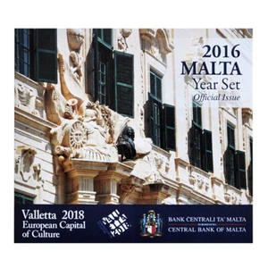 Malta Coins Set 2016 Euro 8 Coins Set BU Year Set Official Issue 00462 - Picture 1 of 3