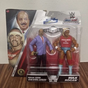 WWE MAIN EVENT SHOWDOWN 2-PACK MEAN GENE OKERLUND HULK HOGAN VERY Damaged - Picture 1 of 5