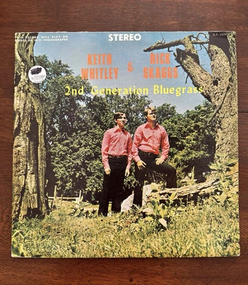 KEITH WHITLEY & RICKY SKAGGS: 2nd Generation Bluegrass Rebel Records LP RARE - Image 1 of 4