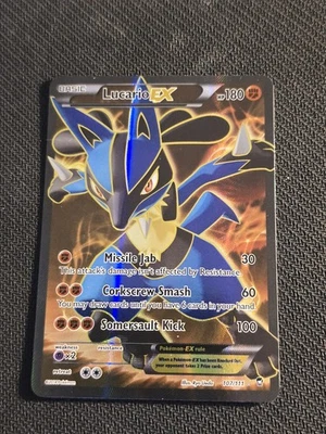 Pokemon Furious Fists Lucario EX 107/111 LP 0011 - Image 1 of 2