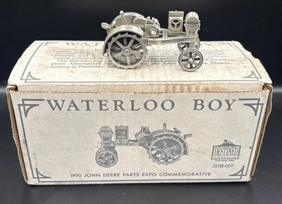 SpecCast John Deere Waterloo Boy Model "N" JDM-007 Pewter 1990 Parts Expo 1/43 - Image 1 of 4