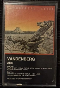 Adrian Vandenberg - Alibi Cassette Tape 1985 Dutch Heavy Metal Whitesnake - Picture 1 of 4