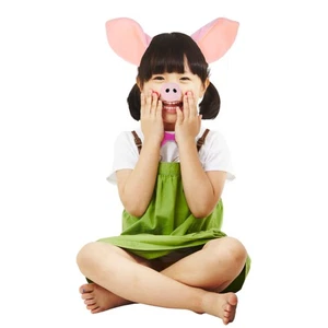  4 Pcs/set Animal Costume for Kids Headbands Adults Pig Ears Accessories - Picture 1 of 11