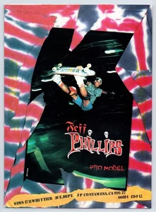 Print Ad 1987 Sims Jeff Phillips Skateboards Aerial Ramp 8.25" x 10.75" - Picture 1 of 1