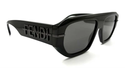 FENDI FE40142I  FE 40142I 01V Black Sunglasses 54-16-145 Rx - Image 1 of 4