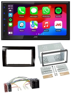 JVC Bluetooth 2DIN MP3 DAB USB Autoradio für Fiat Bravo (ab 2007) - Bild 1 von 4