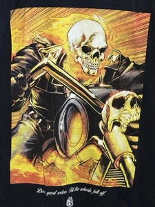 Darc Sport Marvel Hero Elite Ghost Rider Size Medium T Shirt 61/1000 - Picture 1 of 7