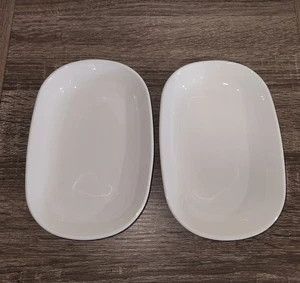 Set of 2 Corning Ware Sidekick P-140-B White Dishes Oven Microwave Safe 4.5×6.75 - Picture 1 of 7