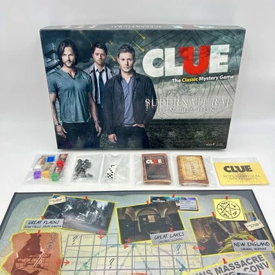 Clue SUPERNATURAL Join the Hunt Board Game 99% Complete Hasbro USAopoly - Image 1 of 4