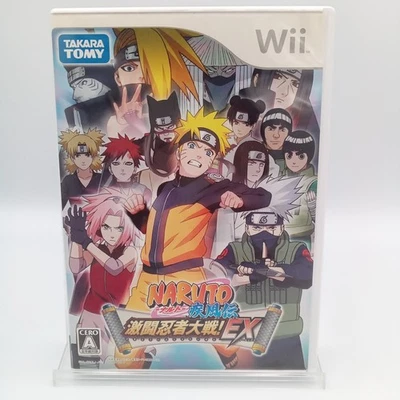 Naruto Shippuden Gekitou Ninja Taisen EX Nintendo Wii Japan No Manual - Image 1 of 4
