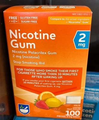 Rite Aid Goma Nicotina 2mg Sabor Fruta 100 Piezas Exp Jul/2026 Ayuda Antitabaco Foto 1 de 4