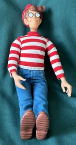 Vintage 1991 Mattel Toys 18" Where's Waldo Serie Waldo Puppe - schöner Zustand - Bild 1 von 8