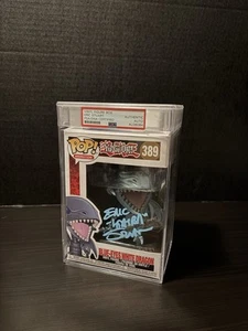 PSA Encapsulated Eric Stuart Signed Yu-Gi-Oh Funko Pop! Blue-Eyes White Dragon - Bild 1 von 10