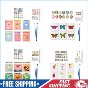 6 Pack Color By Number Painting Kits Color by Numbers Kit for Home Wall Decor - Picture 1 of 21