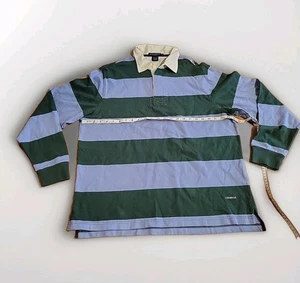 Vintage Daniel Cremieux XL Striped Rugby Shirt Long Sleeve Tailored Fit - Picture 1 of 6