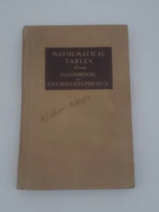 Vintage Mathematische Tabellen aus Handbuch Chemie & Physik 12. Auflage 1964 - Bild 1 von 15