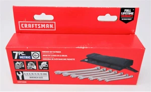 Craftsman CMMT21086 7PC 12PT KOMBI-SCHRAUBENSCHLÜSSEL-SET MIT TASCHE (METRISCH) - NEU - Bild 1 von 1