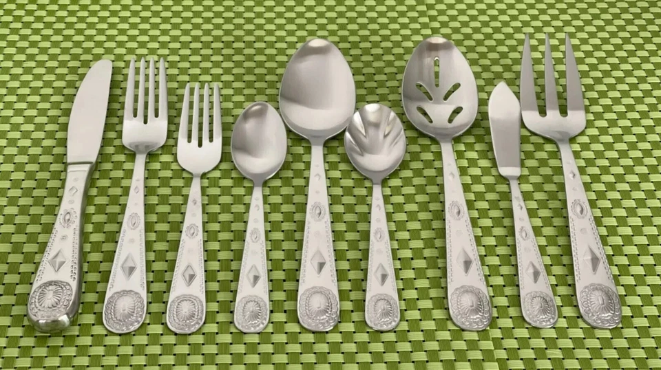 Wallace TAOS Stainless Southwest Motif Satin NEW Flatware SMART CHOICE B101N