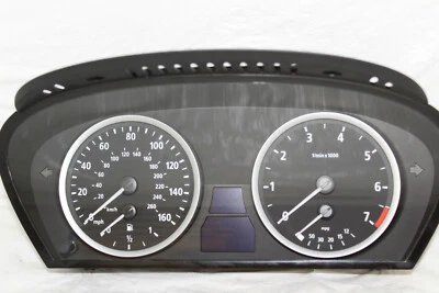 Cuadro de instrumentos velocímetro indicadores del panel de instrumentos 06 07 BMW 550i 108.812 millas Foto 1 de 4