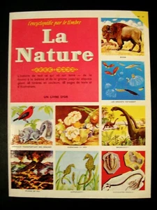 La nature L'encyclopédie par le timbre Disney1959 TBE - Picture 1 of 3