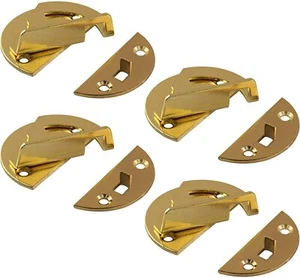 4 Drehriegel Verschluss Möbelriegel Dreh Verriegelung Tisch Platten Verbinder - Bild 1 von 8