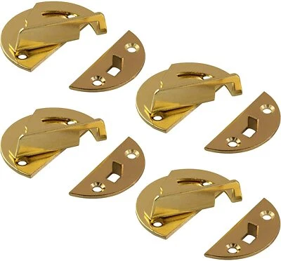 4 Drehriegel Verschluss Möbelriegel Dreh Verriegelung Tisch Platten Verbinder - Bild 1 von 4