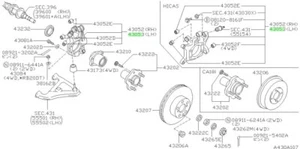 Carcasa, eje trasero LH para: Nissan Skyline R32 GTR BNR32 89-94 - Imagen 1 de 1