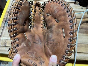 Guanto da baseball vintage Rawlings Tapper Mitt Claw cir. anni '40 (25887) - Foto 1 di 14