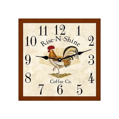 Rustic Rooster Country Clock - Image 1 of 4