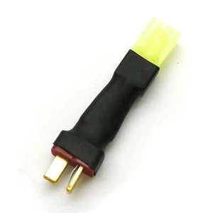 Dean's T Plug Male Connector to Mini Tamiya Female Connector Adapter Converter - Picture 1 of 1