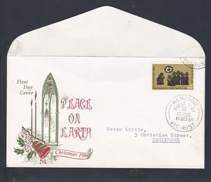 1966 CHRISTMAS DECIMAL STAMP WESLEY FIRST DAY COVER #9 - Bild 1 von 1