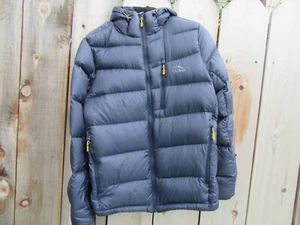 LL Bean Blue Ultralight 850 Down Hooded Puffer Jacket Men's Size Small **READ** - Picture 1 of 12