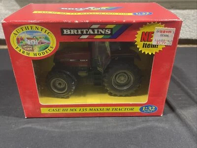 Vintage 2001 Britains 1/32nd Scale Case IH MX 135 Maxxum Tractor, No 00227, NIB - Image 1 of 4