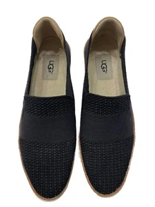 UGG Sammy Womens Size 8 Black Fabric Slip On Loafers Shoes - Picture 1 of 10