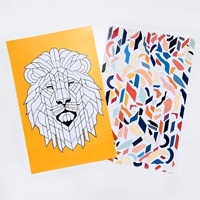 173 Pieces Lion Jigsaw Puzzle Poster - Fun & Challenging for All Ages, Gift Idea - Image 1 of 4