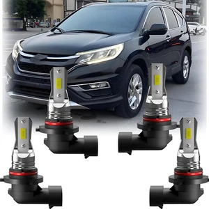 For Honda CR-V 2015-2018 -4pcs 6000K Combo LED Headlight Bulbs High Low Beam - Picture 1 of 13